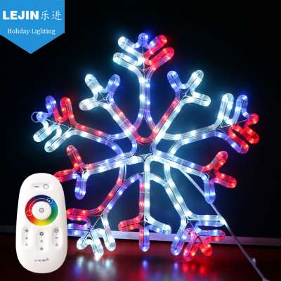 NEW trending outdoor snowflake LED smart motif light NEW design color changing