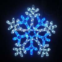 led christmas motif light/snowflake led rope light motif