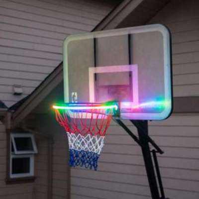 Outdoor induction basketball hoop light led goal strip light